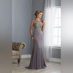 Christina Wu Lavender Maxi Dress
