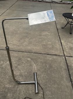 Vintage Chrome Cantilever Reading Lamp – Modern Task Floor Light