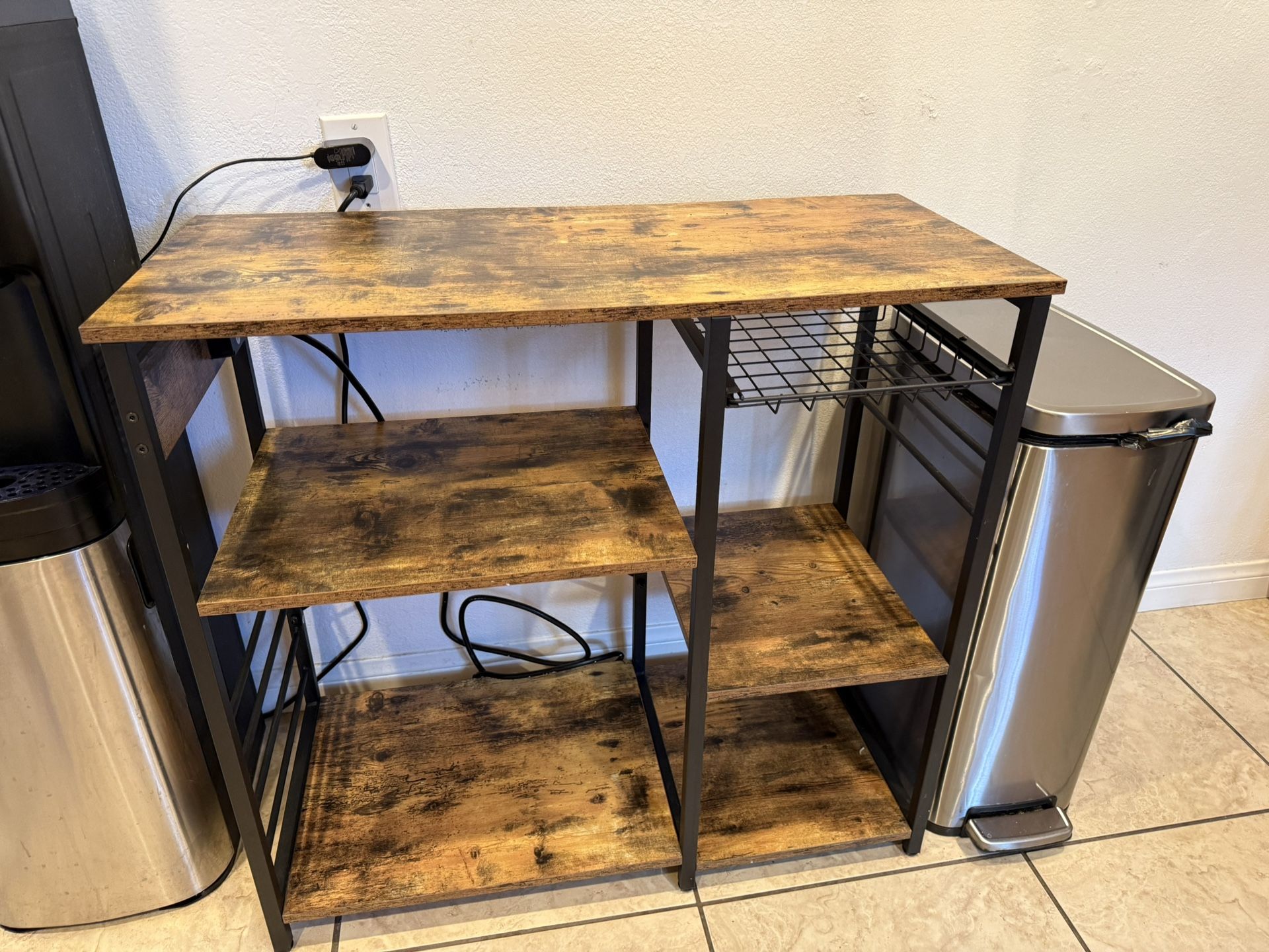 Coffee Bar | Cafe Stand | Kitchen Island Shelf Storage