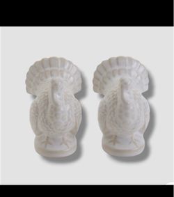Haven White Turkey Salt & Pepper Shakers Set