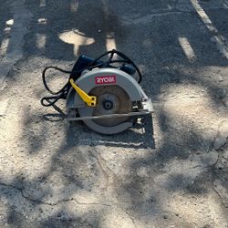7-1/4 Inch RyoBi Circular Saw. (12-amp- Corded)