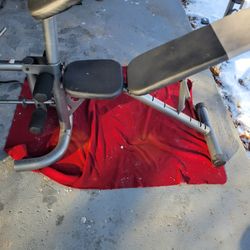 WEIDER ADJUSTABLE 6 POSITIONS BENCH 
EXCELLENT CONDITION 
11525 S HALSTED DUNKIN DONUTS/7111.S WESTERN WALGREENS 
65$  CASH ONLY AS IS 