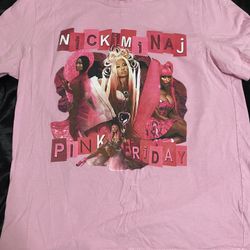 Pink Nicki Minaj Tour Shirt