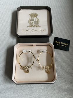 Juicy Cuture Gold Hoops