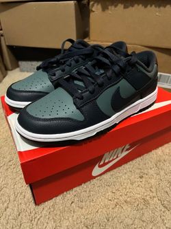 Men's Nike Dunk Low Armory Navy Black Mineral State White Size 6.5 DR9705-300