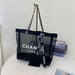 Brand New VIP Mesh Tote Shoulder Bag Black