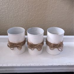 Decoration Cans Set Of 3 