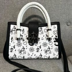 Loungefly Disney Steamboat Willie 2WAY Shoulder Bag New with Tags