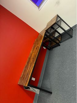 Industrial L-Shaped Desk