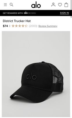 Alo District Trucker Hat Black