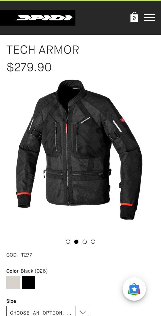 Spidi Tech Armor Motorcycle Jacket