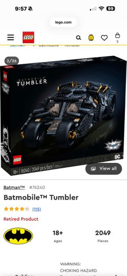 Lego 76240  Batman tumbler