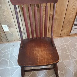 Armless Rocking Chair Antique