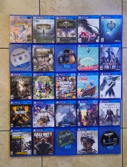 PS4 Games $15-$25 Each