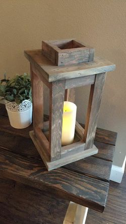 New wood lantern