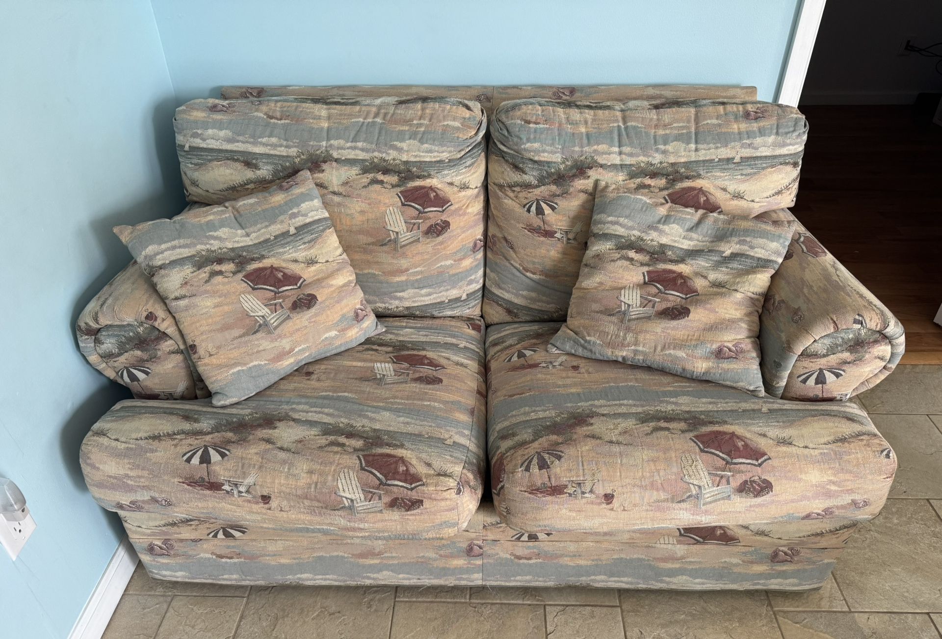 Beach Theme Love Seat