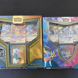 Reshiram Charizard GX And Zacian League Battle Pokémon Box Sets