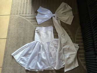 White short dress