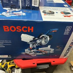Bosch 18v 7 1/4” miter saw with 8ah battery and charger