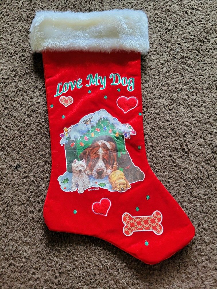 Love My Dog Stocking