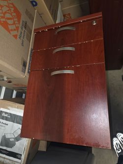 3-Drawer Office Pedestal File Cabinet