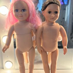 Two 18 Inch Dolls