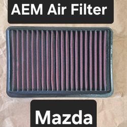 Washable AEM DryFlow Engine Air Filter + 2 AEM Cleaning Bottles Mazda 3 Mazda 6 Mazda CX-5