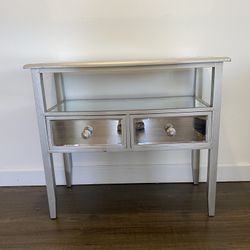 Mirrored Side Table 