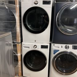 Lg Front Load Set Washer Dryer 