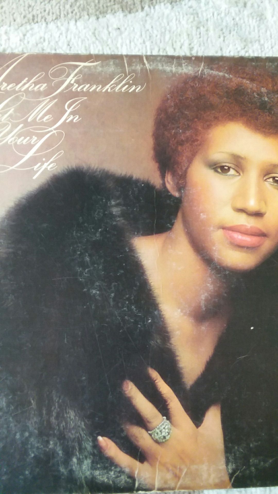 Aretha Franklin LP .let me in your life
