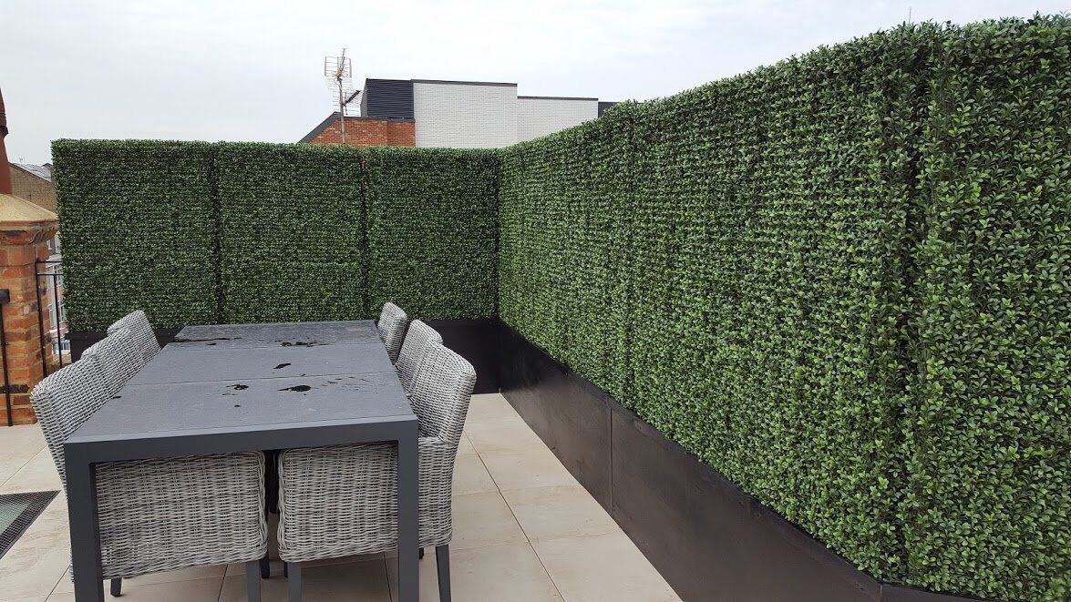 Artificial Boxwood Hedge and Topiary Balls
