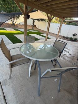 Patio table & chairs