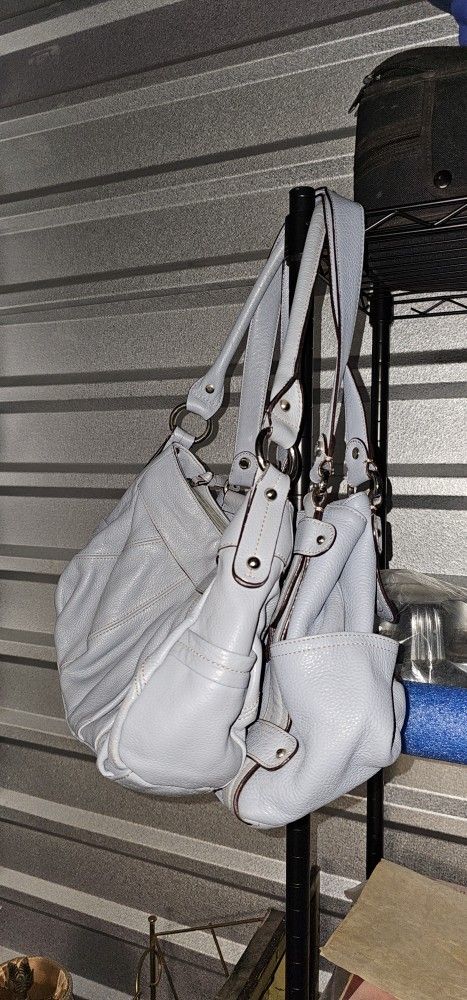 TIGNANELLO SOFT LEATHER PURSE -#1 & #2 - both PALE BLUE