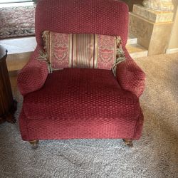 Chenille Oversized Chairs 