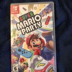 Mario Party Switch $40 Or Trade  For Different Game