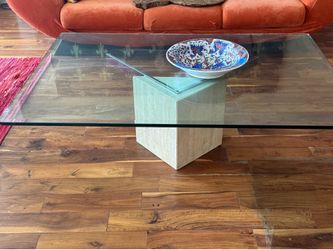 Vintage 1970 Artedi Glass Coffee Table