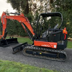 2022 Kubota KX057-5 Excavator - 2 Buckets - 344 Hours