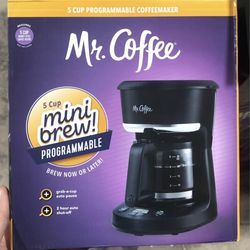 Mr Coffee 5 Cup Mini Brew Programmable Coffee Maker