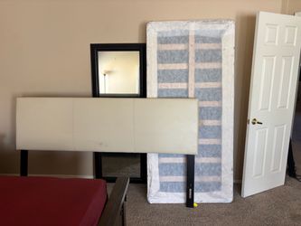 King headboard and 2 king box springs