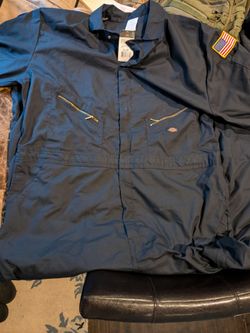 Dickies long sleeve coveralls w/ American Flag