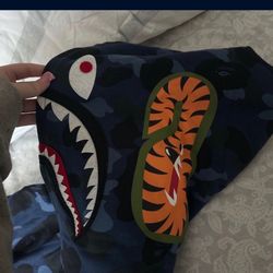 Blue Bape hoodie 