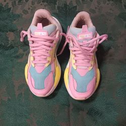 Pink Pumas Shoes 