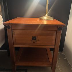 Brown Bedside Table