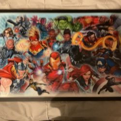 Marvel Posters Like New Some Are 3d