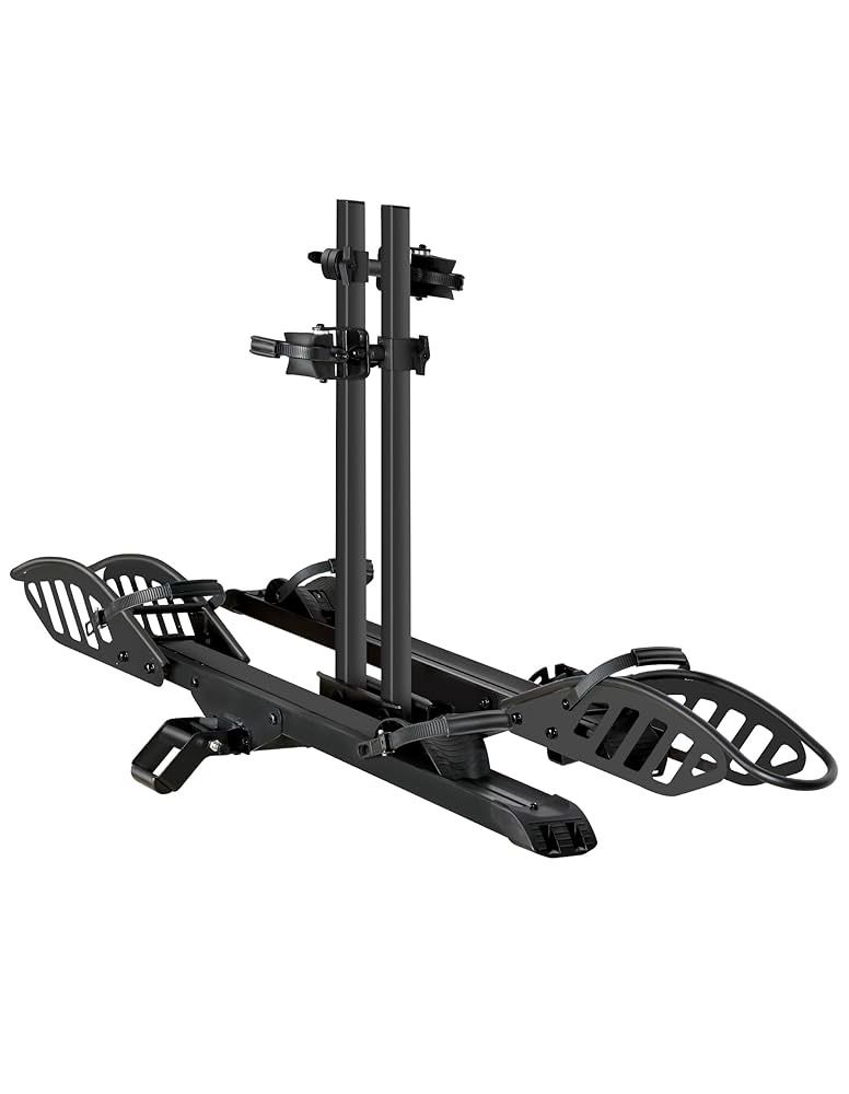 E-Bike Rack Hitch Mount Platform Style for Cars Trucks SUVs Minivans RV, fits E-Bike with Up to 5-inch Fat Tire Carrier Rack 200 lbs Capacity