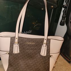 Pink N Brown Michael Kors 