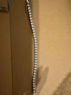 Tennis Bracelet for Women Men D Color VVS Round Cut 4mm Bracelets with Giftbox High Quality Jewelry