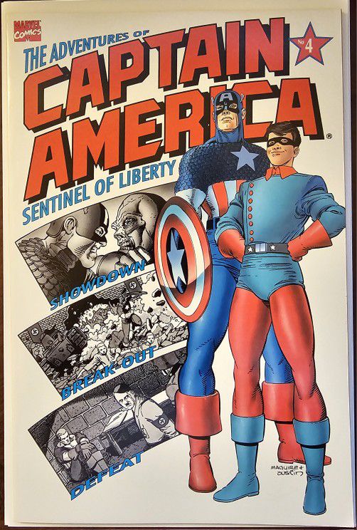 The Adventures Of Captain America Sentinel Of Liberty #4 NM '92