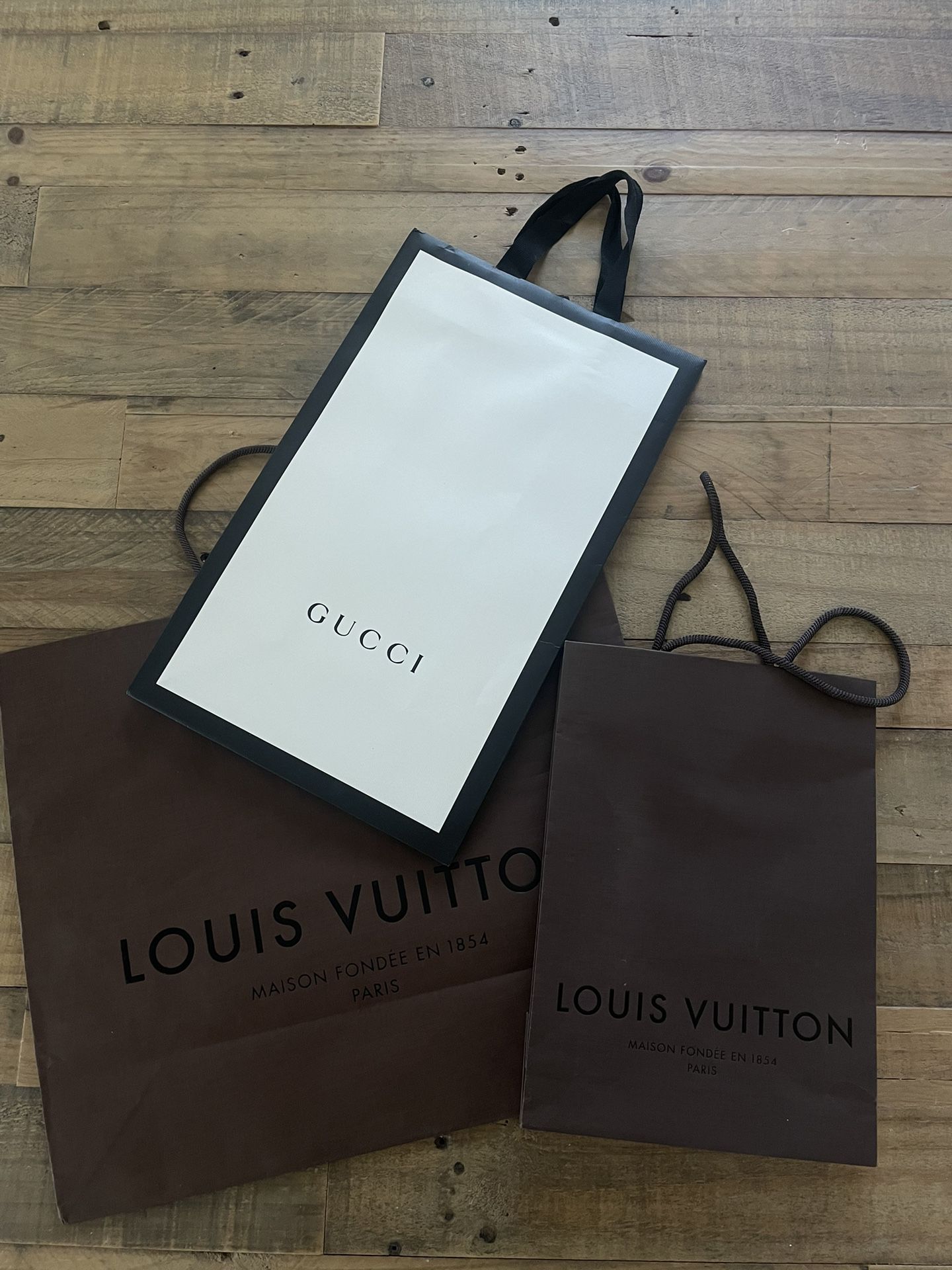Designer, Gucci and Louis Vuitton gift bag