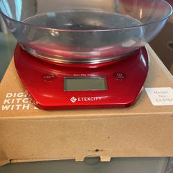 Etekcity Digital kitchen scale with bowl